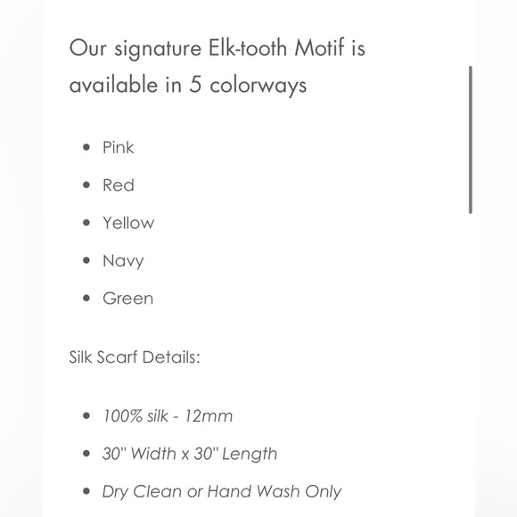 ⚡️Sold⚡️ 100% Silk Scarf / Navy / B Yellowtail USA designed - Picture 6 of 8